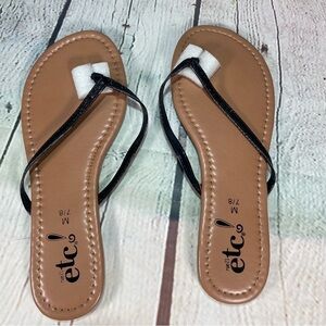 Rue 21 etc! Flip Flips Sandals Womens 7/8 NWT